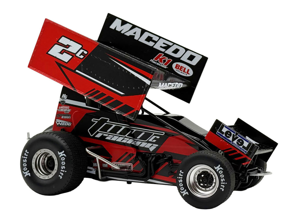 Winged Sprint Car #2C Cole Macedo "Two C Racing" (2026) 1/18 Diecast Model Car by ACME