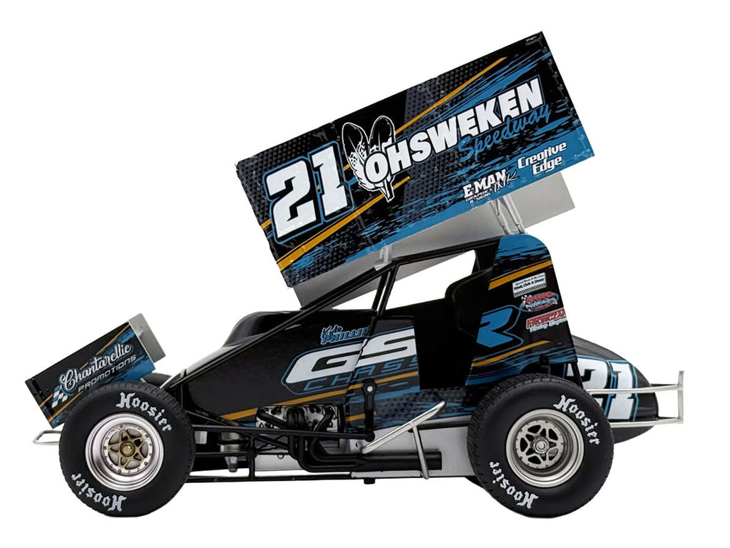 Winged Sprint Car #21 Kyle Phillips "GSR Chassis - Ohsweken Speedway" (2026) 1/18 Diecast Model Car by ACME