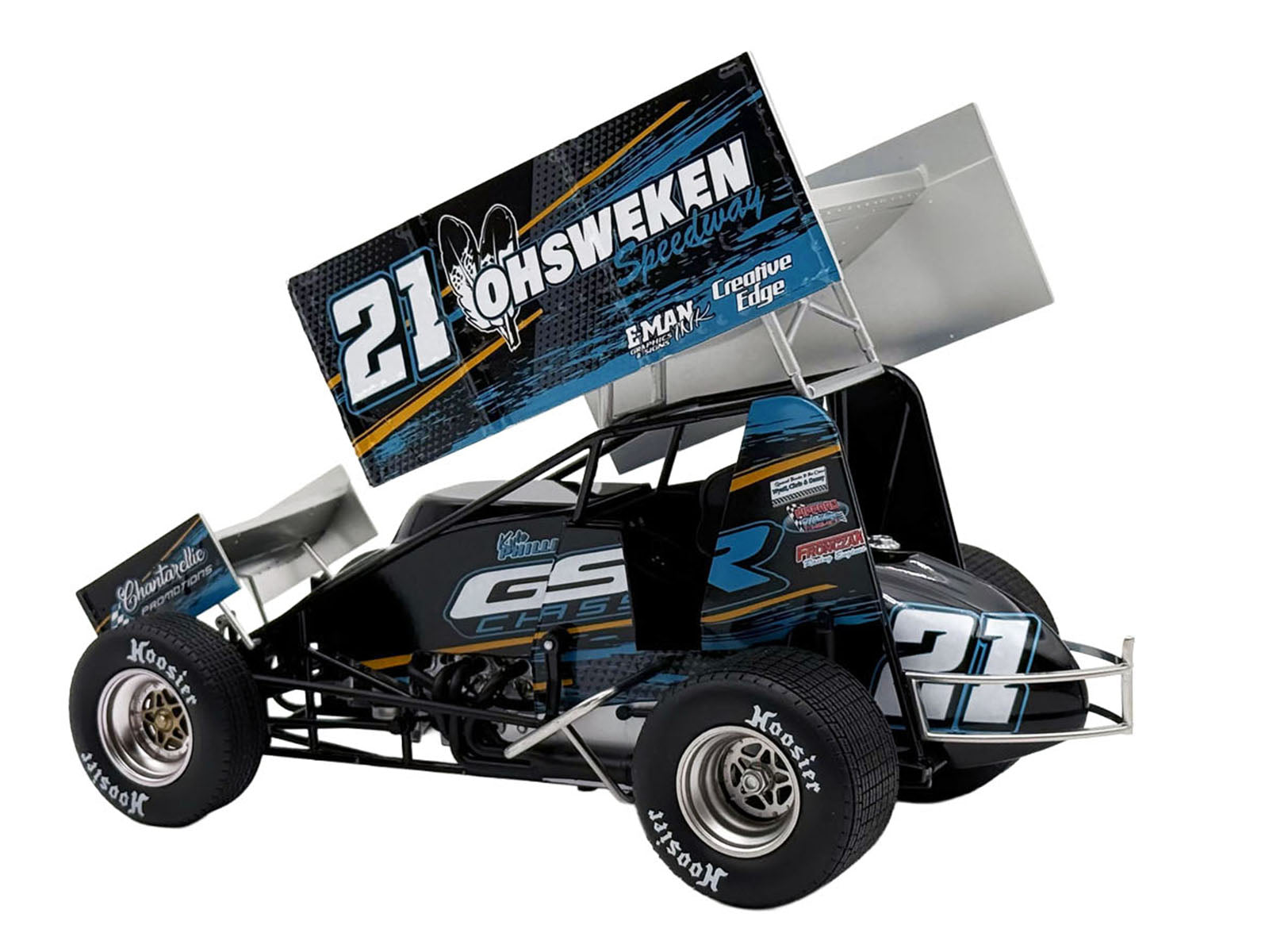 Winged Sprint Car #21 Kyle Phillips "GSR Chassis - Ohsweken Speedway" (2026) 1/18 Diecast Model Car by ACME