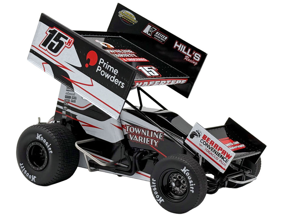 Winged Sprint Car #15H Sam Hafertepe "Townline Variety - Prime Powders" (2026) 1/18 Diecast Model Car by ACME