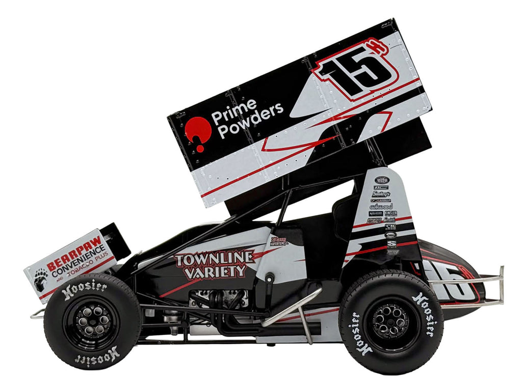 Winged Sprint Car #15H Sam Hafertepe "Townline Variety - Prime Powders" (2026) 1/18 Diecast Model Car by ACME