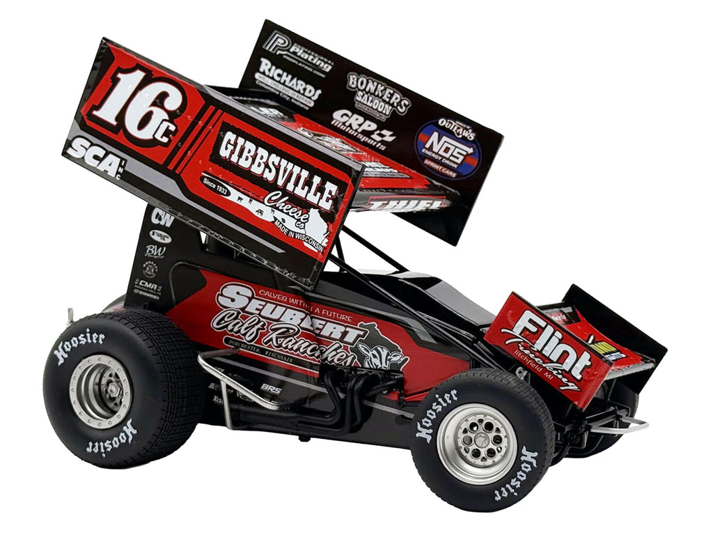 Winged Sprint Car #16C Scotty Thiel "Greg Wheeler Motorsports - Seubert Calf Ranches" (2026) 1/18 Diecast Model Car by ACME