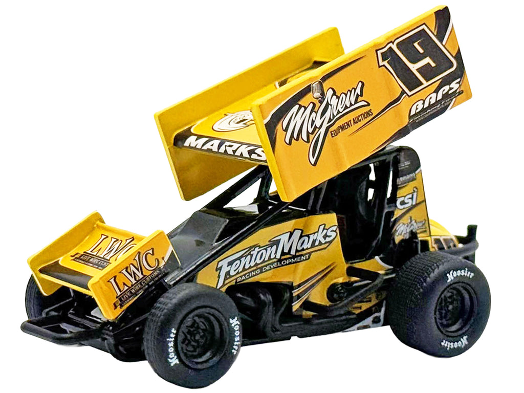 Winged Sprint Car #19 Brent Marks "Fenton Marks Racing" (2026) 1/50 Diecast Model Car by ACME