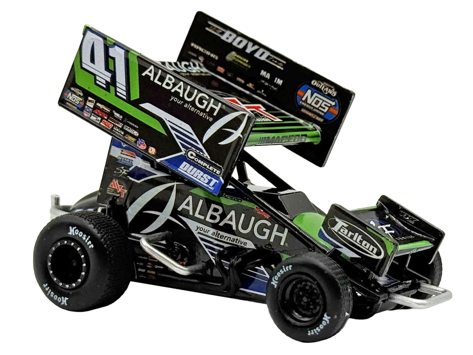Winged Sprint Car #41 Carson Macedo "Albaugh" Jason Johnson Racing (2026) 1/50 Diecast Model Car by ACME