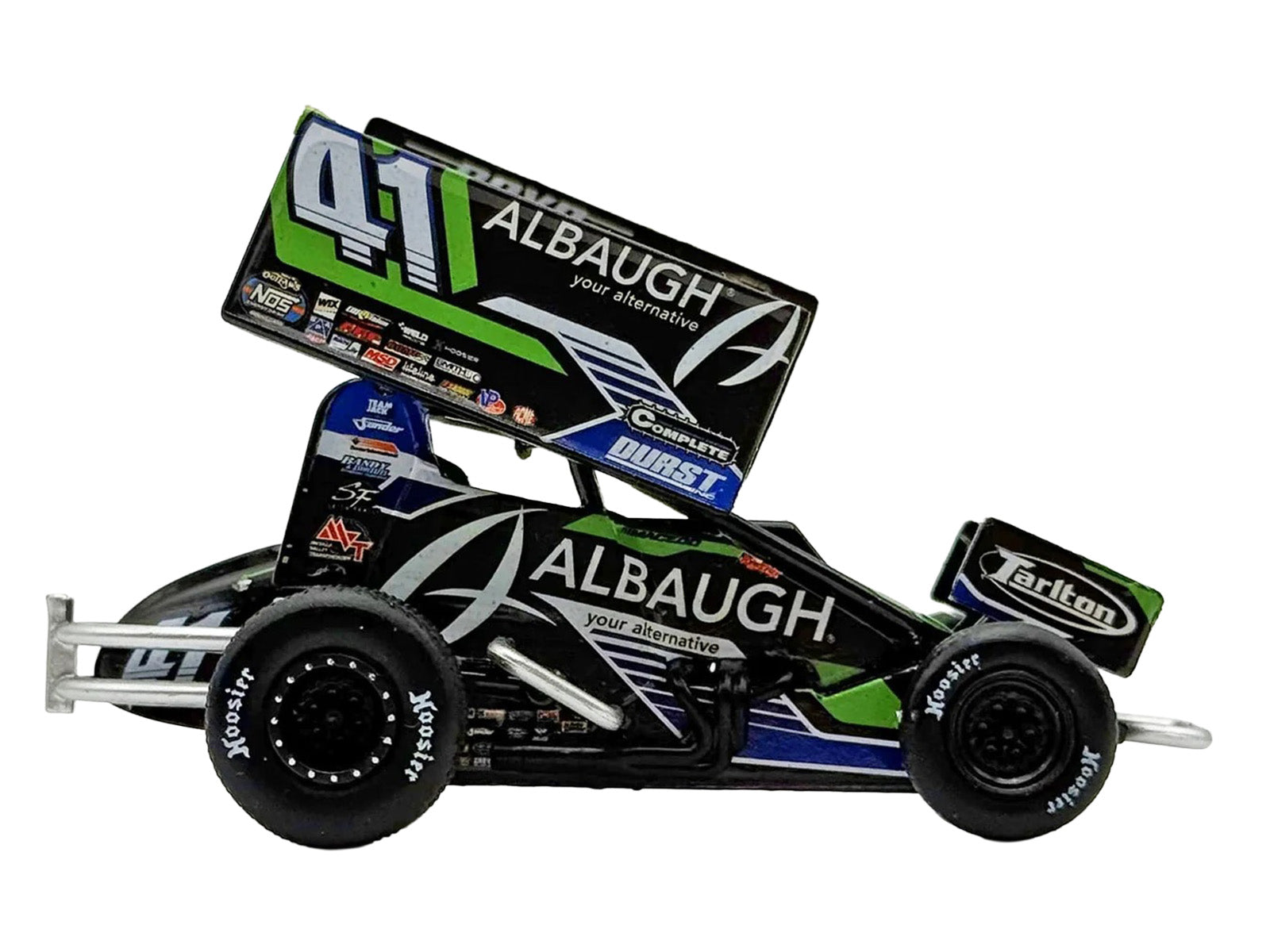 Winged Sprint Car #41 Carson Macedo "Albaugh" Jason Johnson Racing (2026) 1/50 Diecast Model Car by ACME
