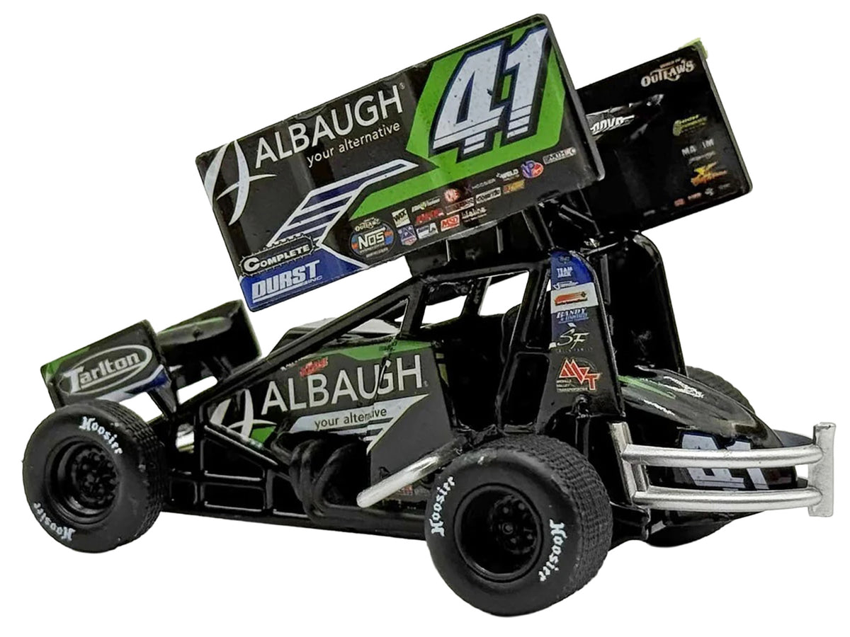 Winged Sprint Car #41 Carson Macedo "Albaugh" Jason Johnson Racing (2026) 1/50 Diecast Model Car by ACME