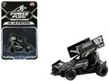 Winged Sprint Car #87 Aaron Reutzel "Power Plus" Black (2026) 1/50 Diecast Model Car by ACME