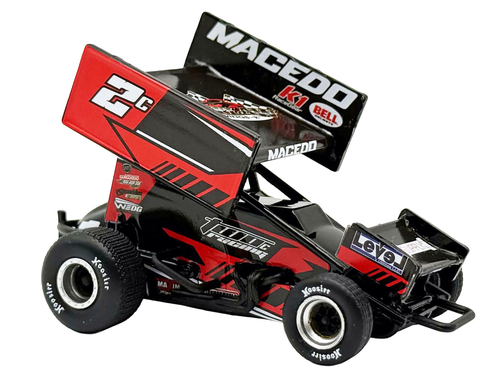 Winged Sprint Car #2C Cole Macedo "Two C Racing" (2026) 1/50 Diecast Model Car by ACME