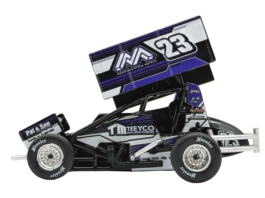 Winged Sprint Car #23 Chase Dietz "Treyco Manufacturing - Mountain Ridge Metals" (2026) 1/50 Diecast Model Car by ACME