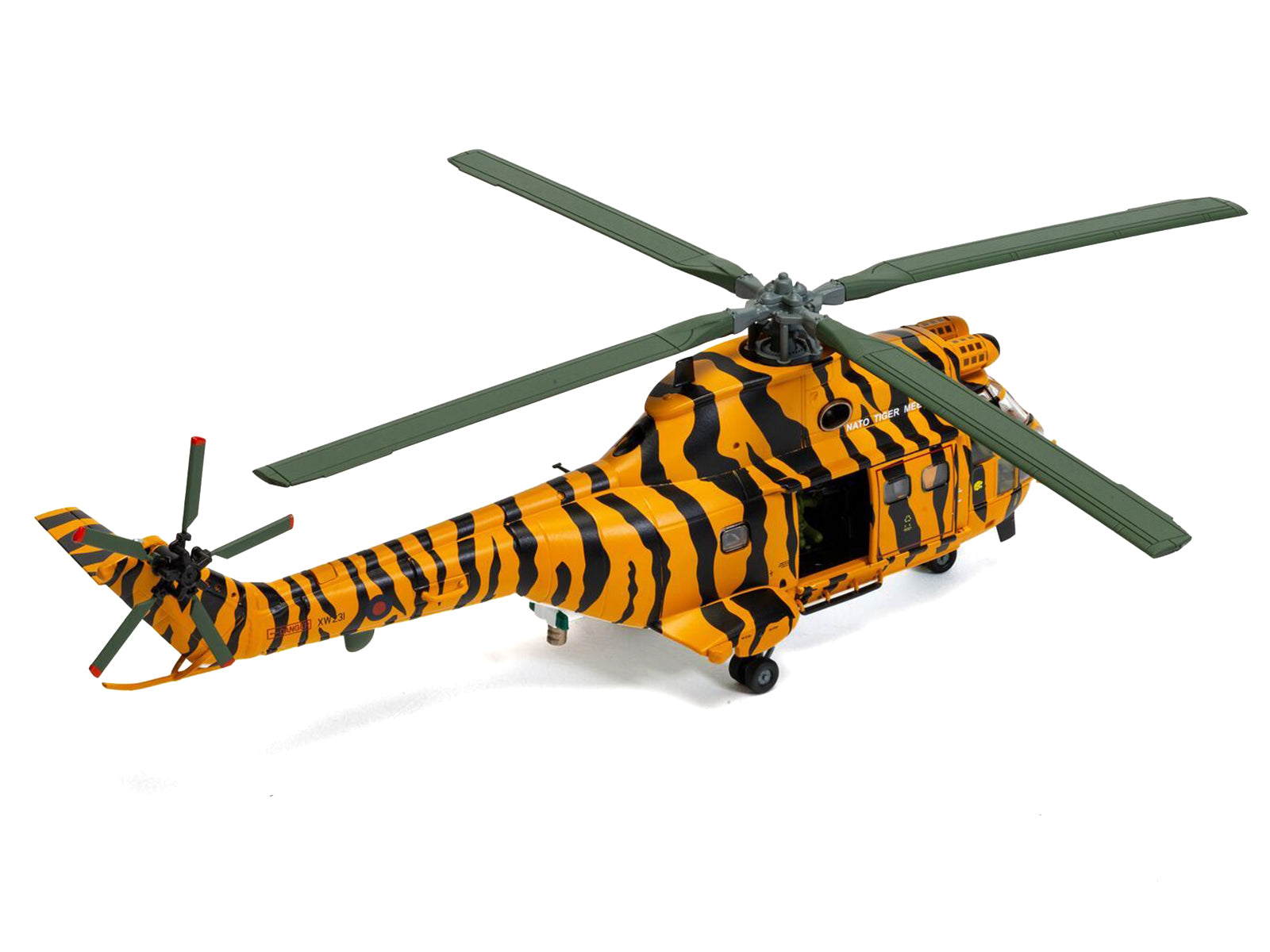 Westland Puma HC-1 Helicopter "No. 230 Squadron NATO Tiger Meet livery RIAT" (2005) Royal Air Force "The Aviation Archive" Series 1/72 Diecast Model by Corgi - image 2
