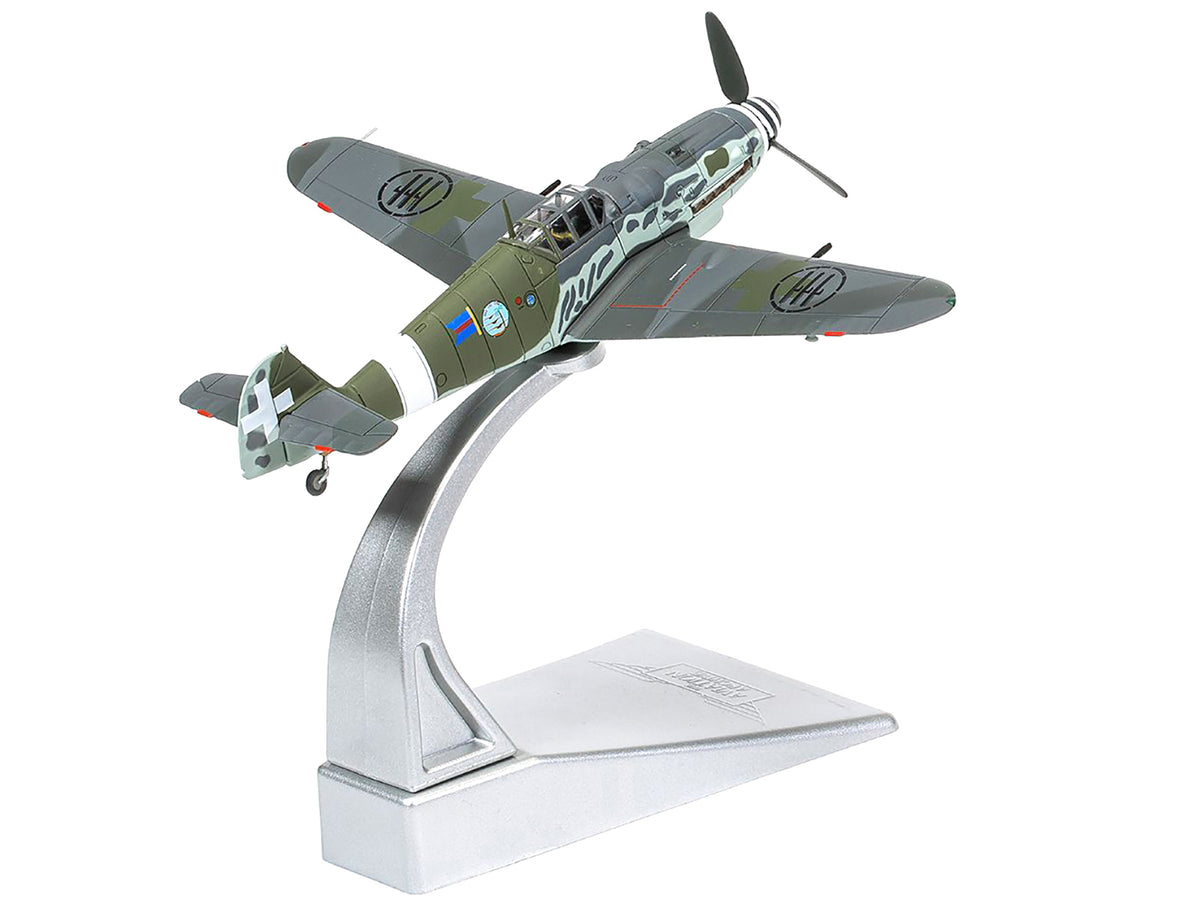 Messerschmitt Me109G-6 (Trop) Fighter Aircraft "Maggiore Antonio Vizzotto 150 Gruppo Gigi Tre Osei Regia Aeronautica Sicily" (July 1943) "The Aviation Archive" Series 1/72 Diecast Model by Corgi - image 5