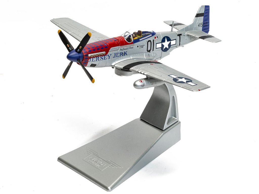 North American P-51D Mustang Aircraft "Jersey Jerk 361st Fighter Squadron Martlesham Heath" United States Army Air Forces "The Aviation Archive" Series 1/72 Diecast Model by Corgi - image 5