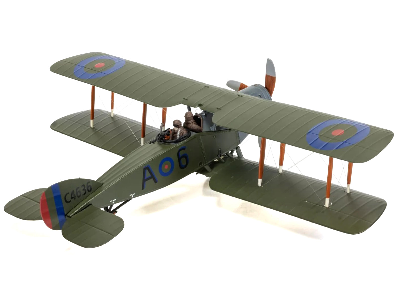 Bristol F-2B Fighter Aircraft "C4636 Devil-in-the-Dusk No. 39 Squadron" (1918) Royal Flying Corps "The Aviation Archive" Series 1/48 Diecast Model by Corgi - image 2