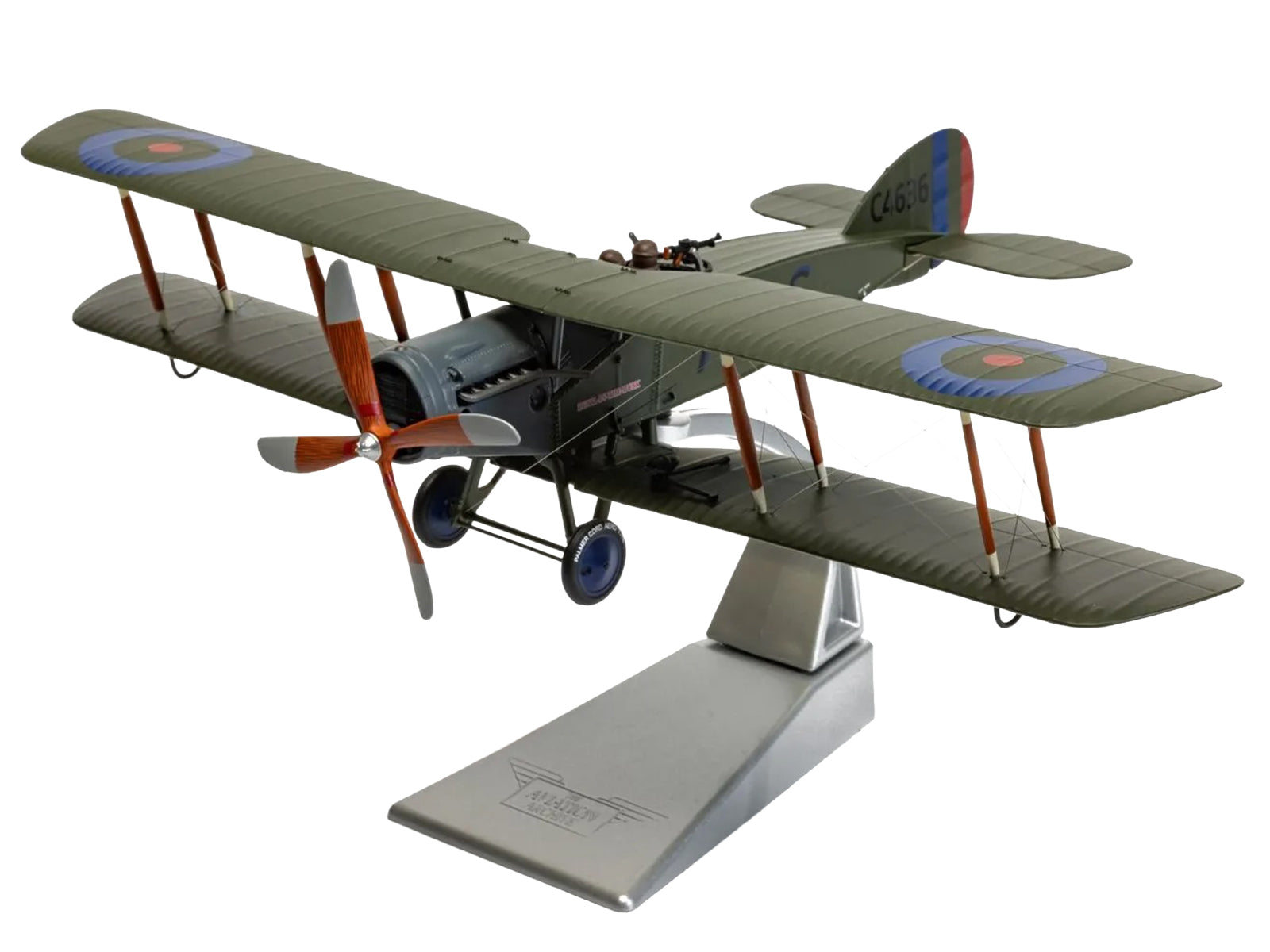 Bristol F-2B Fighter Aircraft "C4636 Devil-in-the-Dusk No. 39 Squadron" (1918) Royal Flying Corps "The Aviation Archive" Series 1/48 Diecast Model by Corgi - image 3