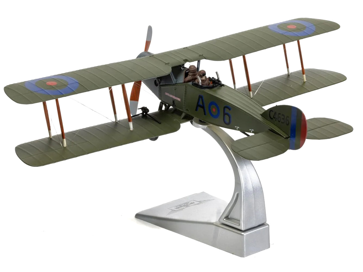 Bristol F-2B Fighter Aircraft "C4636 Devil-in-the-Dusk No. 39 Squadron" (1918) Royal Flying Corps "The Aviation Archive" Series 1/48 Diecast Model by Corgi - image 4