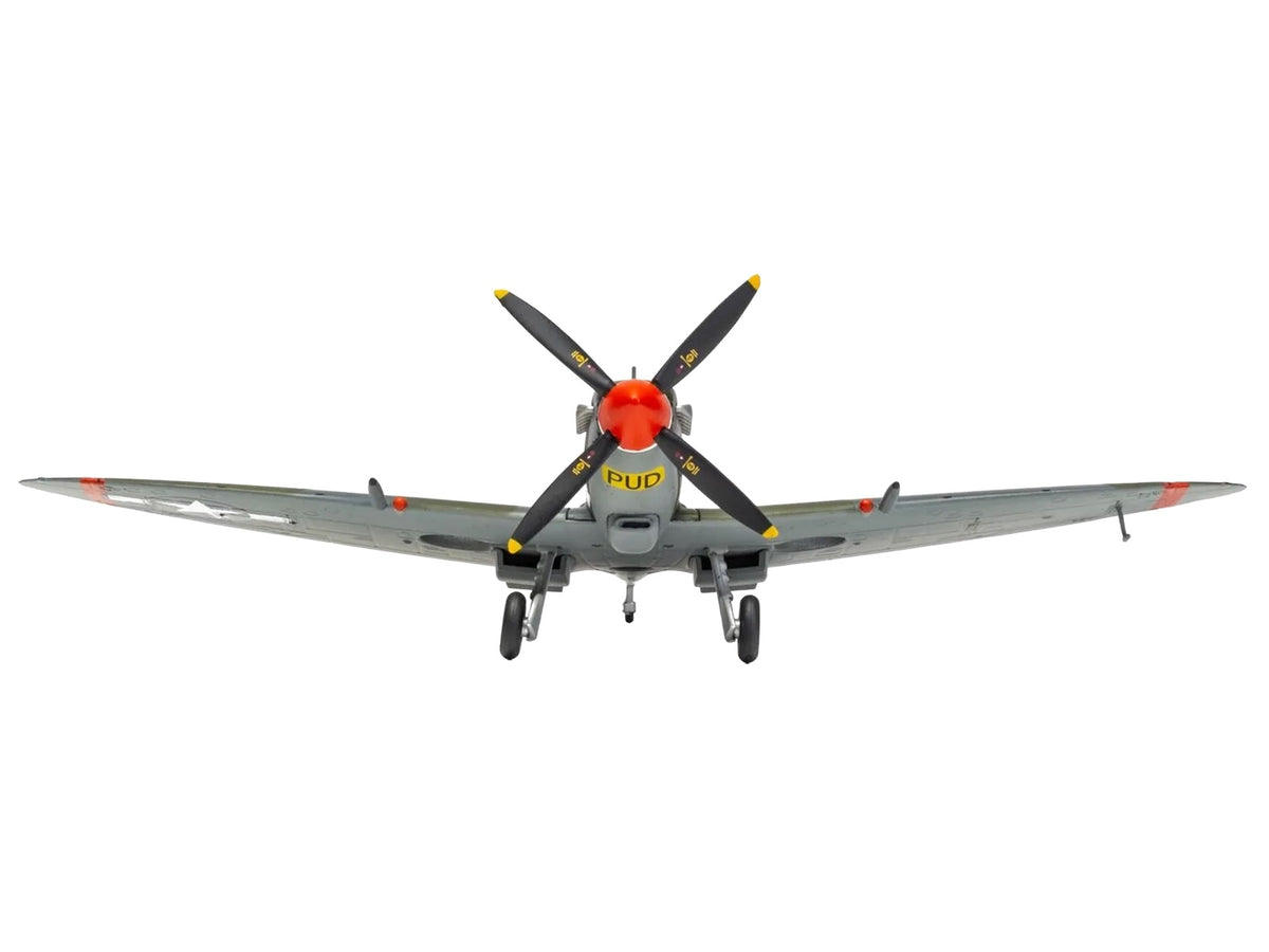 Supermarine Spitfire MkIXC Fighter Aircraft "Porky II Lt Robert Connor 309th Fighter Squadron 31st Fighter Group" (1943) United States Army Air Forces "The Aviation Archive" Series 1/72 Diecast Model by Corgi - image 3
