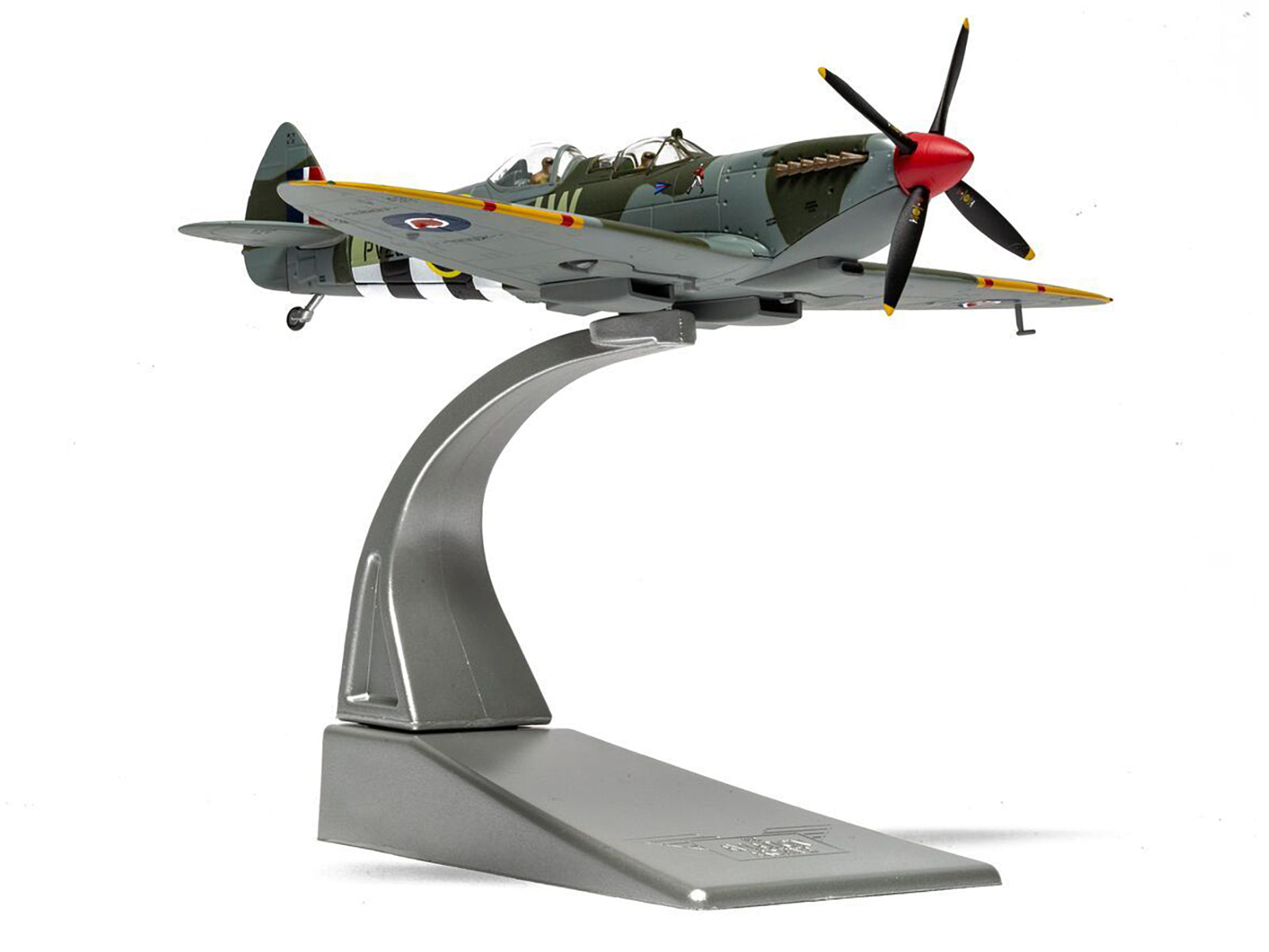 Supermarine Spitfire T.9 Aircraft "PV202 Aerial Collective at Duxford Airfield" British Royal Air Force "The Aviation Archive" Series 1/72 Diecast Model by Corgi - image 4