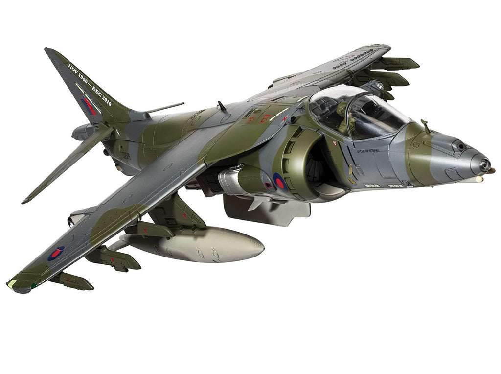 British Aerospace Harrier GR9A Aircraft "ZG506/P77 Ninja 1 RAF Cottesmore Final Flight Retirement Scheme" (2010) Royal Air Force "The Aviation Archive" Series 1/48 Diecast Model by Corgi - image 2
