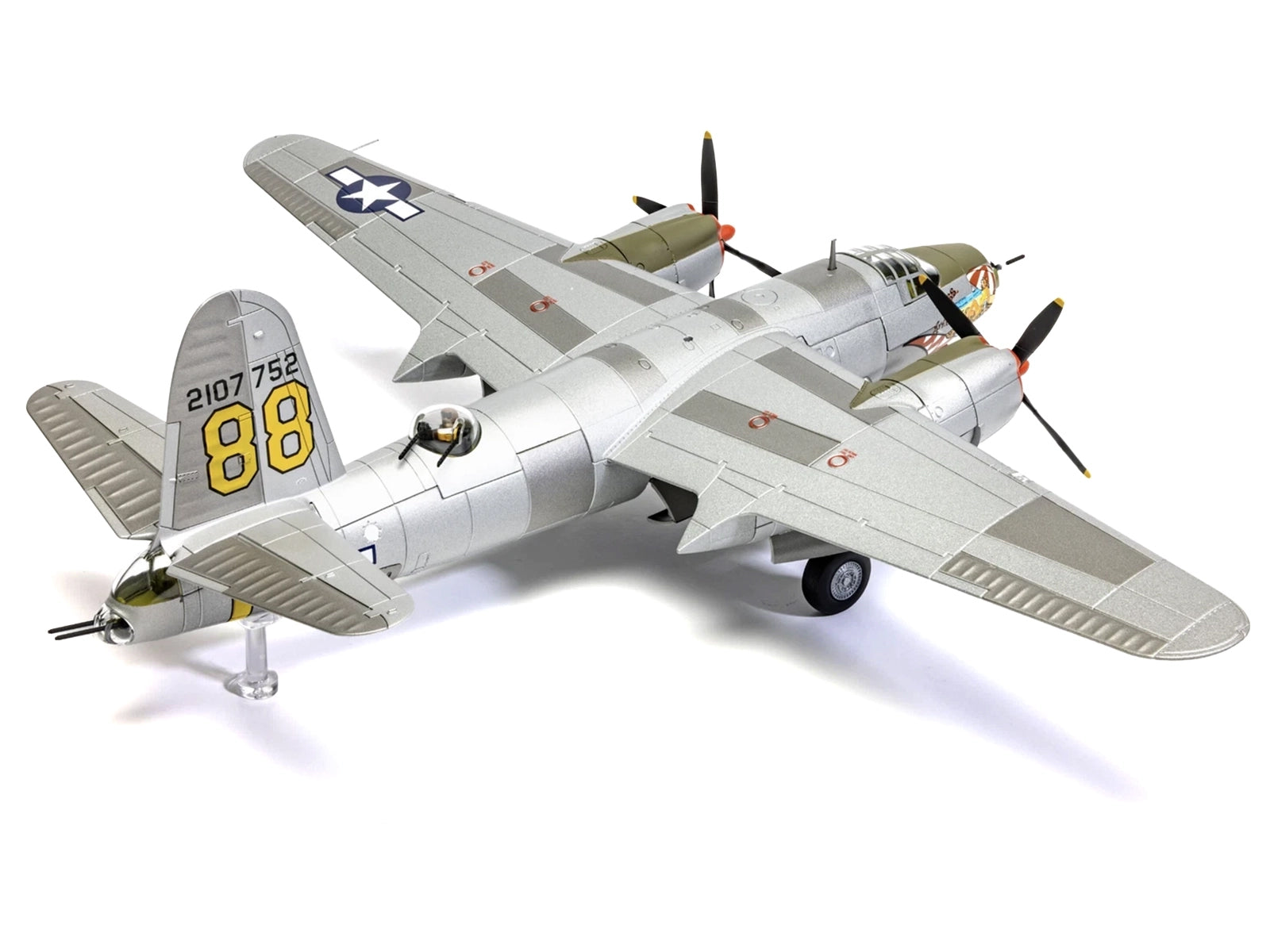 Martin B-26C-45-MO Marauder Aircraft "42-107752 Miss Arkansas 444th BS 320th BG 12th Air Force" (1944) United States Army Air Forces "The Aviation Archive" Series 1/72 Diecast Model by Corgi - image 2