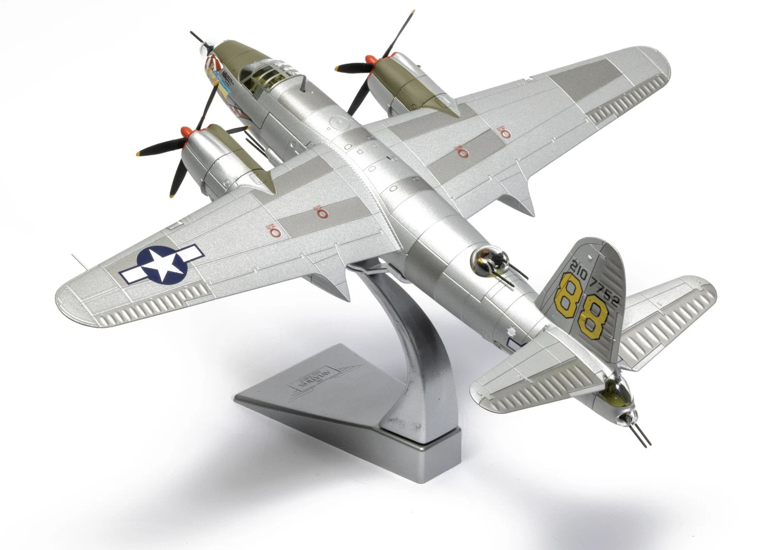 Martin B-26C-45-MO Marauder Aircraft "42-107752 Miss Arkansas 444th BS 320th BG 12th Air Force" (1944) United States Army Air Forces "The Aviation Archive" Series 1/72 Diecast Model by Corgi - image 3