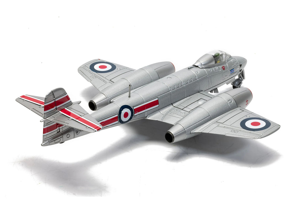 Gloster Meteor F.8 Aircraft "WH480/M Sqn Ldr John ‘Dusty’ Miller DFC No.41 Squadron Biggin Hill" (1951) Royal Air Force "The Aviation Archive" Series 1/72 Diecast Model Car by Corgi