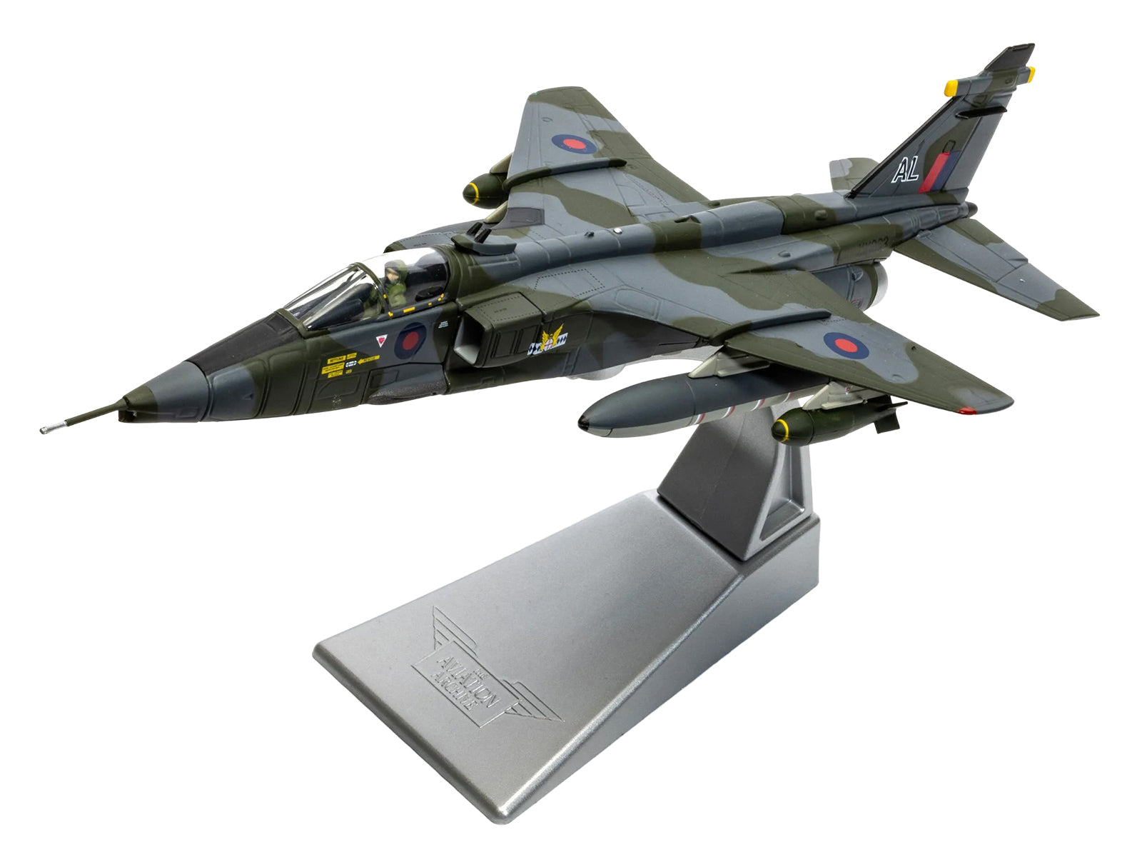 SEPECAT Jaguar GR.1 Aircraft "XX963/AL No.14 Squadron RAF Germany Bruggen" (1976) Royal Air Force "The Aviation Archive" Series 1/72 Diecast Model Car by Corgi