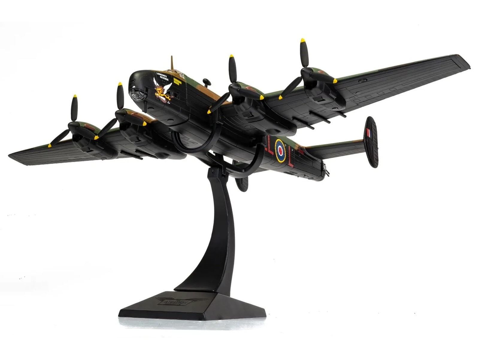 Handley Page Halifax MkV Bomber Aircraft "DK186 London’s Revenge - L for Lana No. 427 Squadron RAF Leeming" (1943) Royal Canadian Air Force "The Aviation Archive" Series 1/72 Diecast Model by Corgi - image 4