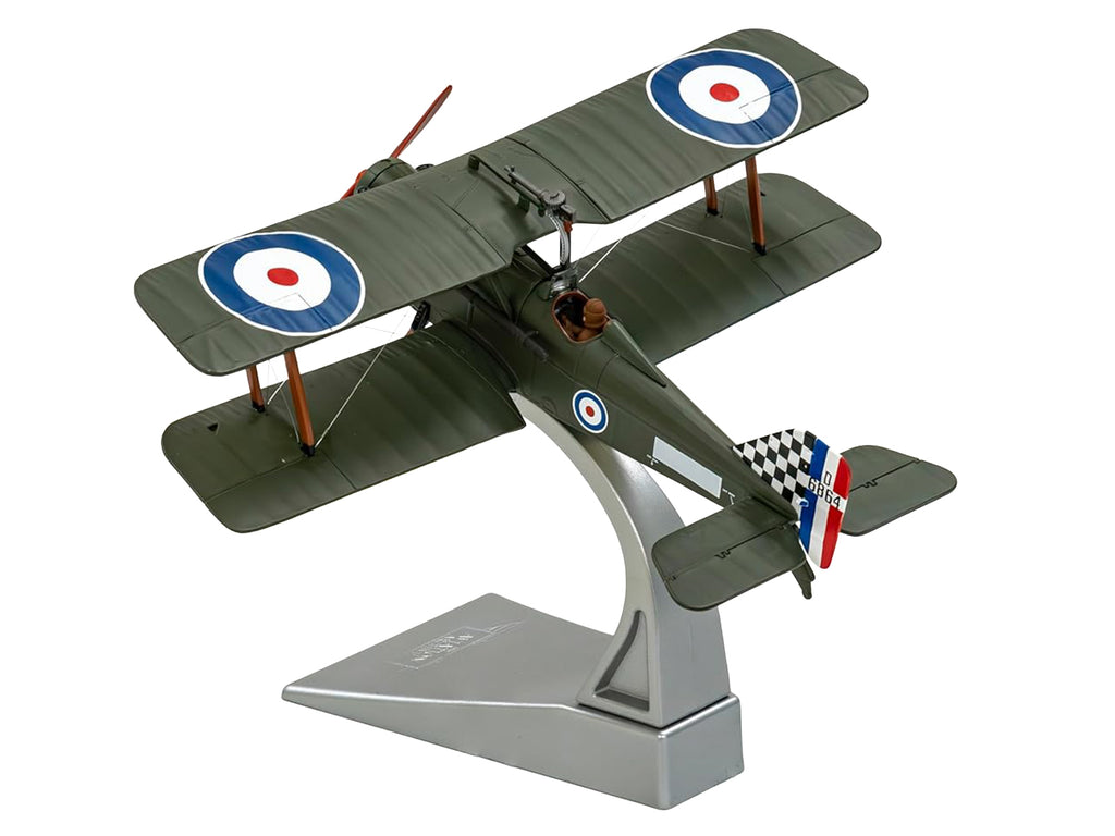 Royal Aircraft Factory SE5a Biplane Aircraft "D6864 Major Keith Logan Caldwell No. 74 Squadron Clairmarais South Aerodrome" (1918) Royal Air Force "The Aviation Archive" Series 1/48 Diecast Model by Corgi - image 4