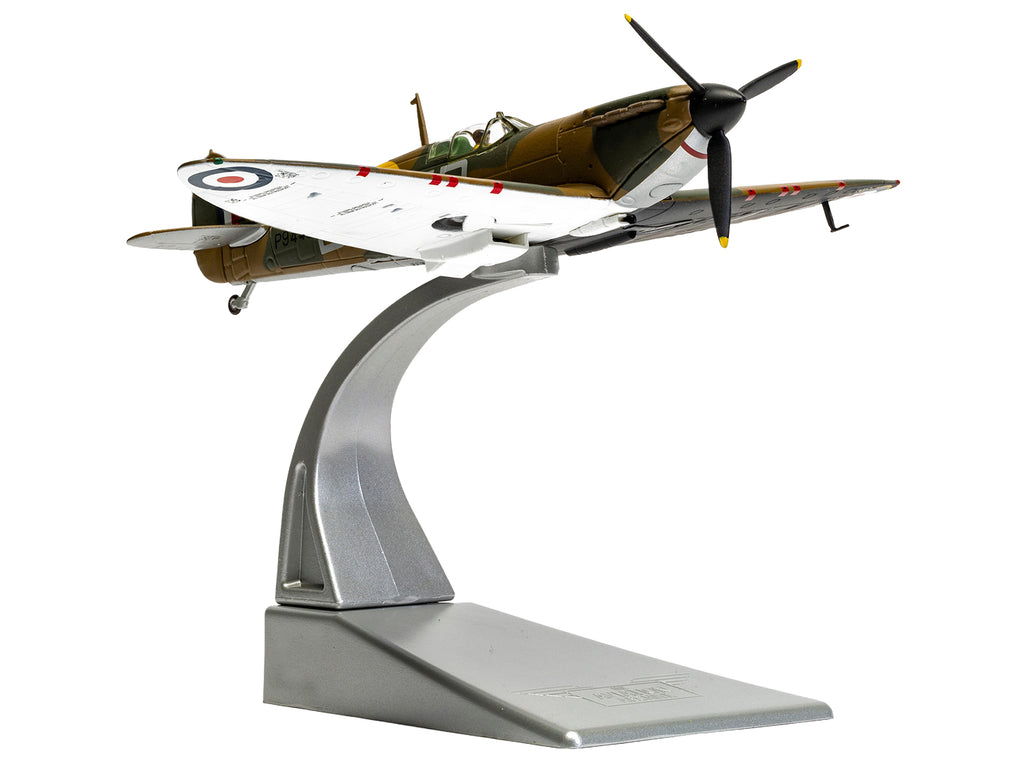 Supermarine Spitfire MkI Fighter Aircraft "P9443 ZD-D Flight Lieutenant Douglas Bader No. 222 Squadron Battle of Britain" (1940) Royal Air Force "The Aviation Archive" Series 1/72 Diecast Model by Corgi - image 5