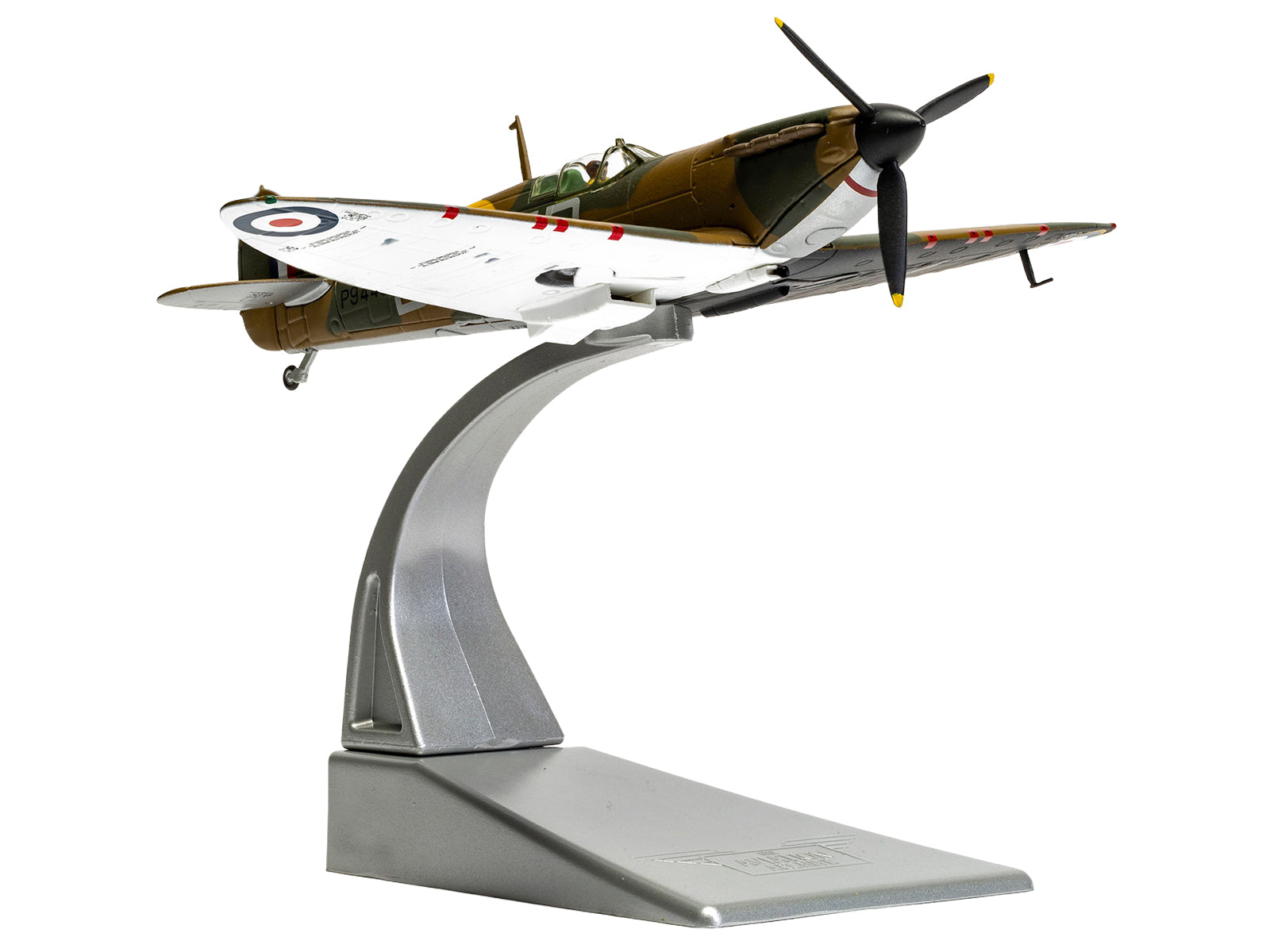 Supermarine Spitfire MkI Fighter Aircraft "P9443 ZD-D Flight Lieutenant Douglas Bader No. 222 Squadron Battle of Britain" (1940) Royal Air Force "The Aviation Archive" Series 1/72 Diecast Model by Corgi - image 5