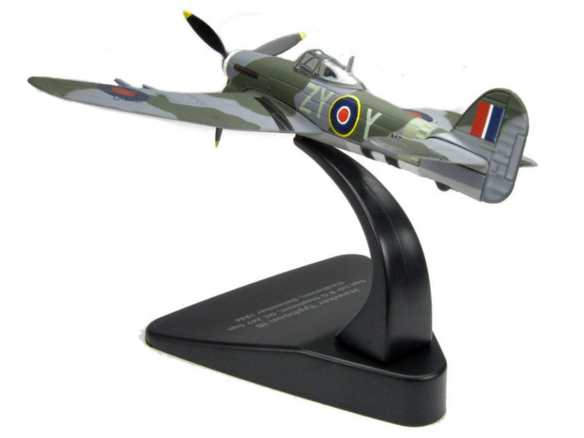 Hawker Typhoon Mk.IB Fighter-Bomber Aircraft "MP126 No.247 Squadron Gerald Stapleton RAF Eindhoven Holland" (1944) Royal Air Force "Oxford Aviation" Series 1/72 Diecast Model Airplane by Oxford Diecast - image 4