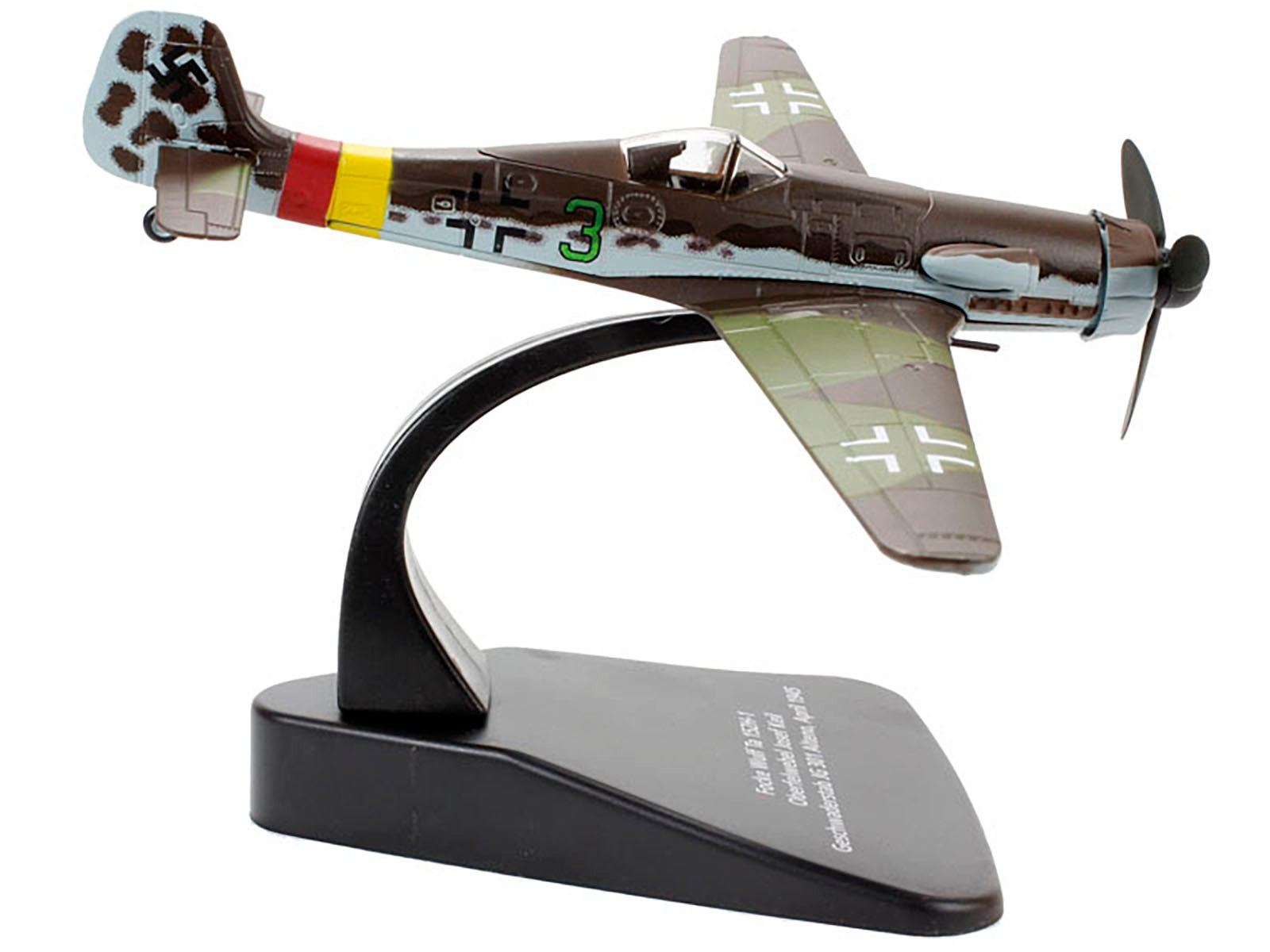 Focke-Wulf Ta 152 H-1 Fighter Plane Pilot: Oberfelwebel Josef Keil Geschwaderstab JG 301 Alteno April (1945) "Oxford Aviation" Series 1/72 Diecast Model Airplane by Oxford Diecast - image 2