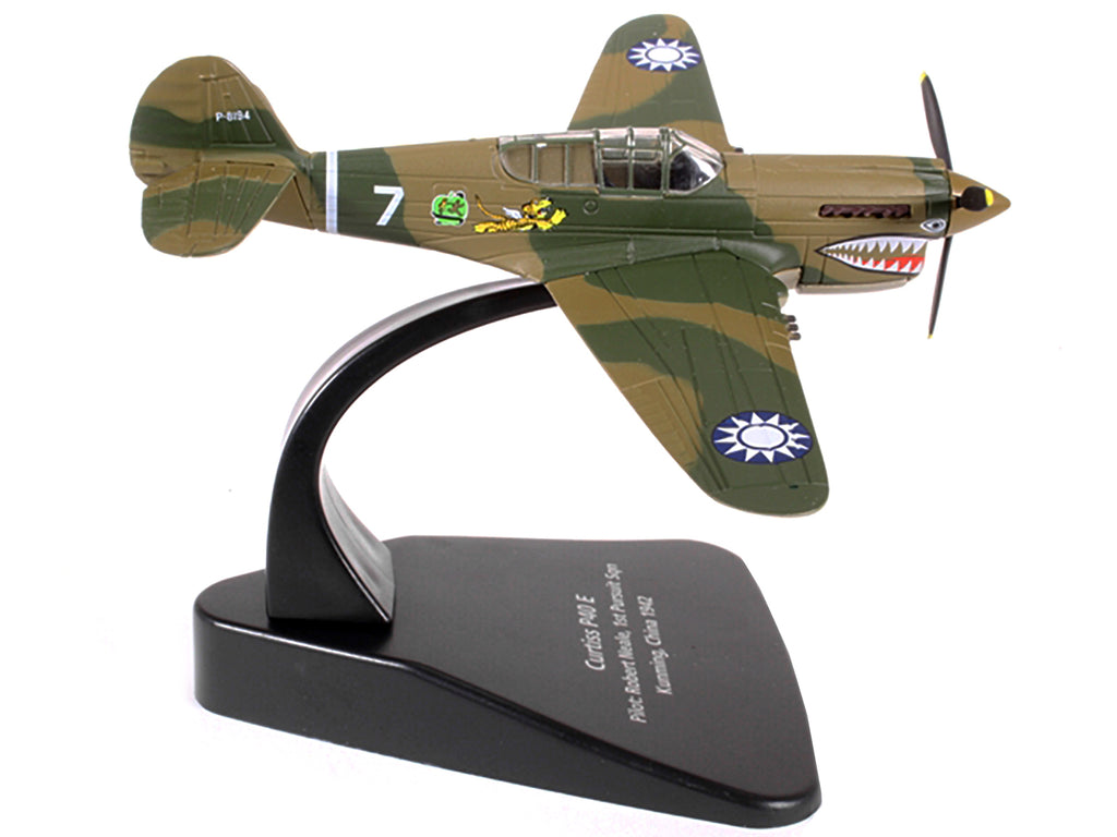 Curtiss P40 E Warhawk Fighter Plane Pilot: Robert Neale 1st Pursuit Squadron Kunming China (1944) "Oxford Aviation" Series 1/72 Diecast Model Airplane by Oxford Diecast - image 2