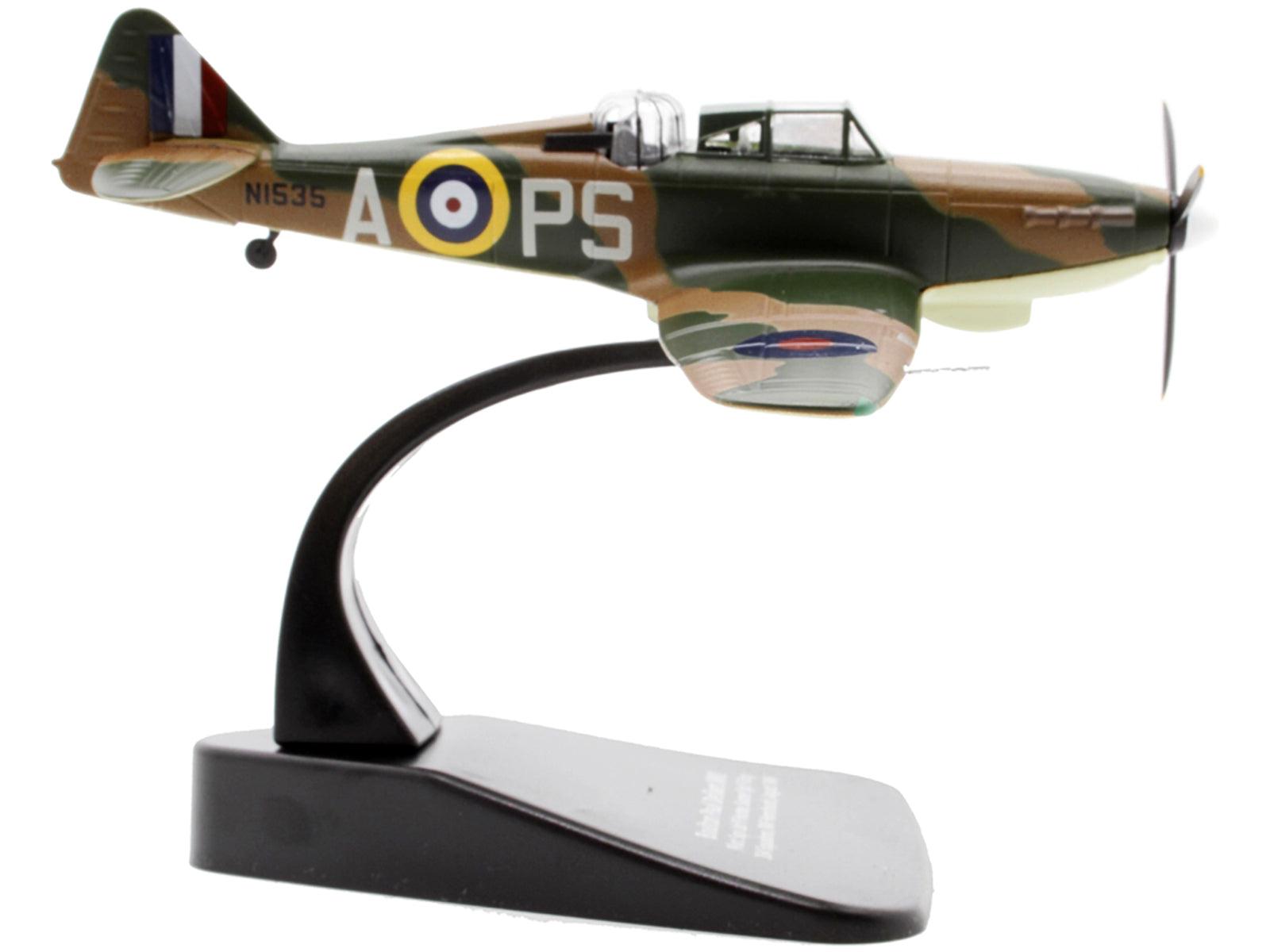 Boulton Paul Defiant MK I Fighter Plane Pilot: Sqn Ldr P Hunter Gunner Sgt F King 264 Squadron RAF Hornchurch (August 1940) "Oxford Aviation" Series 1/72 Diecast Model Airplane by Oxford Diecast - image 2