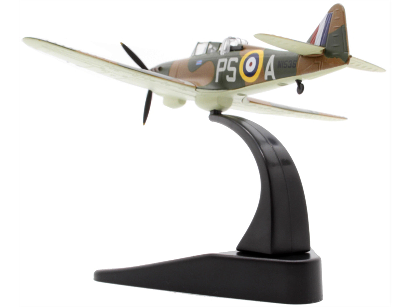 Boulton Paul Defiant MK I Fighter Plane Pilot: Sqn Ldr P Hunter Gunner Sgt F King 264 Squadron RAF Hornchurch (August 1940) "Oxford Aviation" Series 1/72 Diecast Model Airplane by Oxford Diecast - image 3