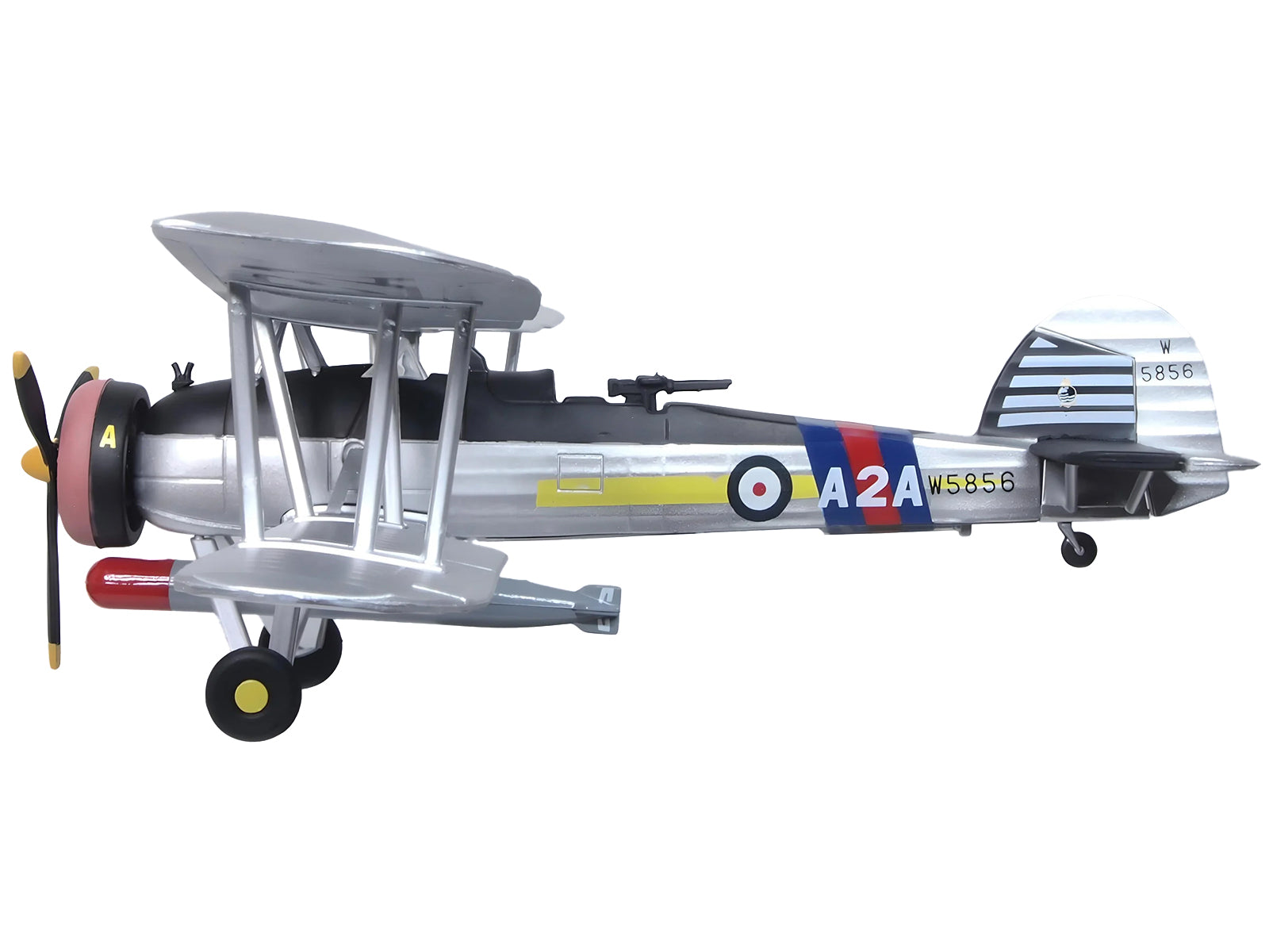 Fairey Swordfish Mk I Bomber Aircraft "FAA Historic Flight RNAS Yeovilton" Royal Navy "Oxford Aviation" Series 1/72 Diecast Model Airplane by Oxford Diecast - image 2