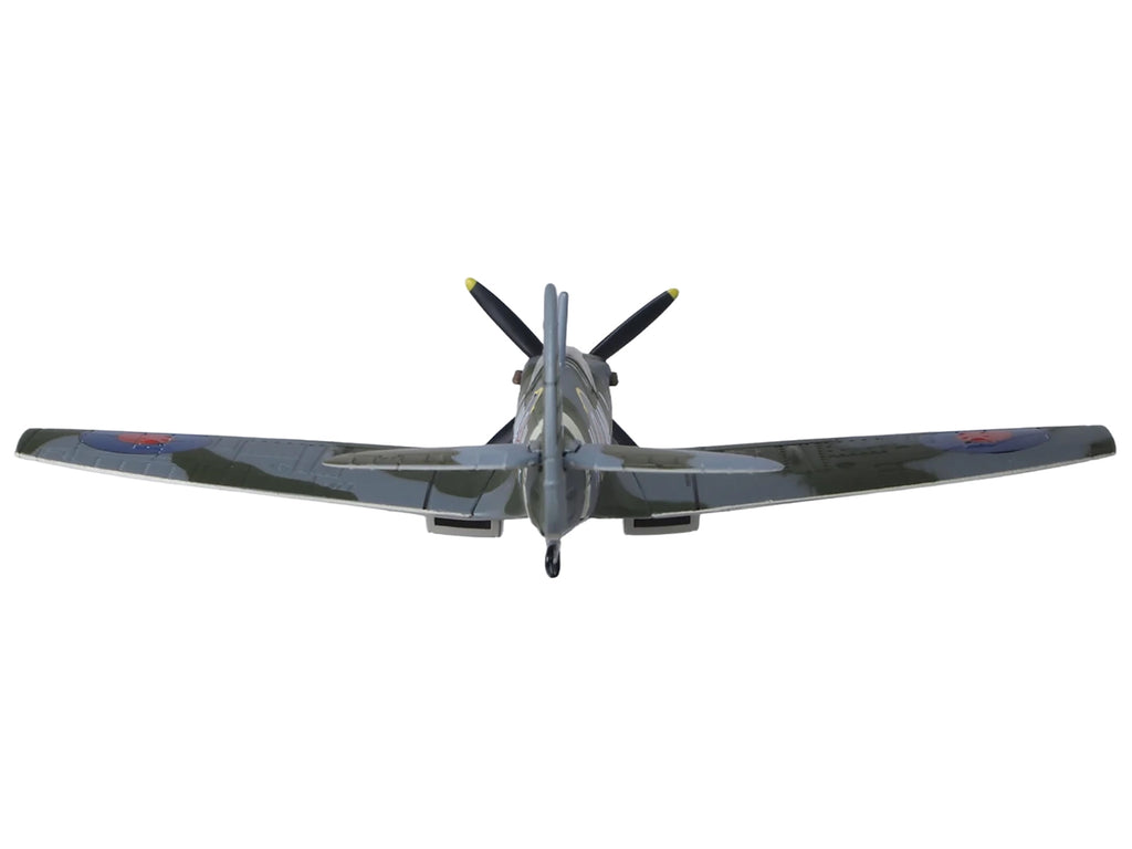 Supermarine Spitfire LF MK IXe Fighter Aircraft "TE565 10th (Czech) Fighter Squadron RAF Manston" Royal Air Force 1/72 Diecast Model Airplane by Oxford Diecast - image 4