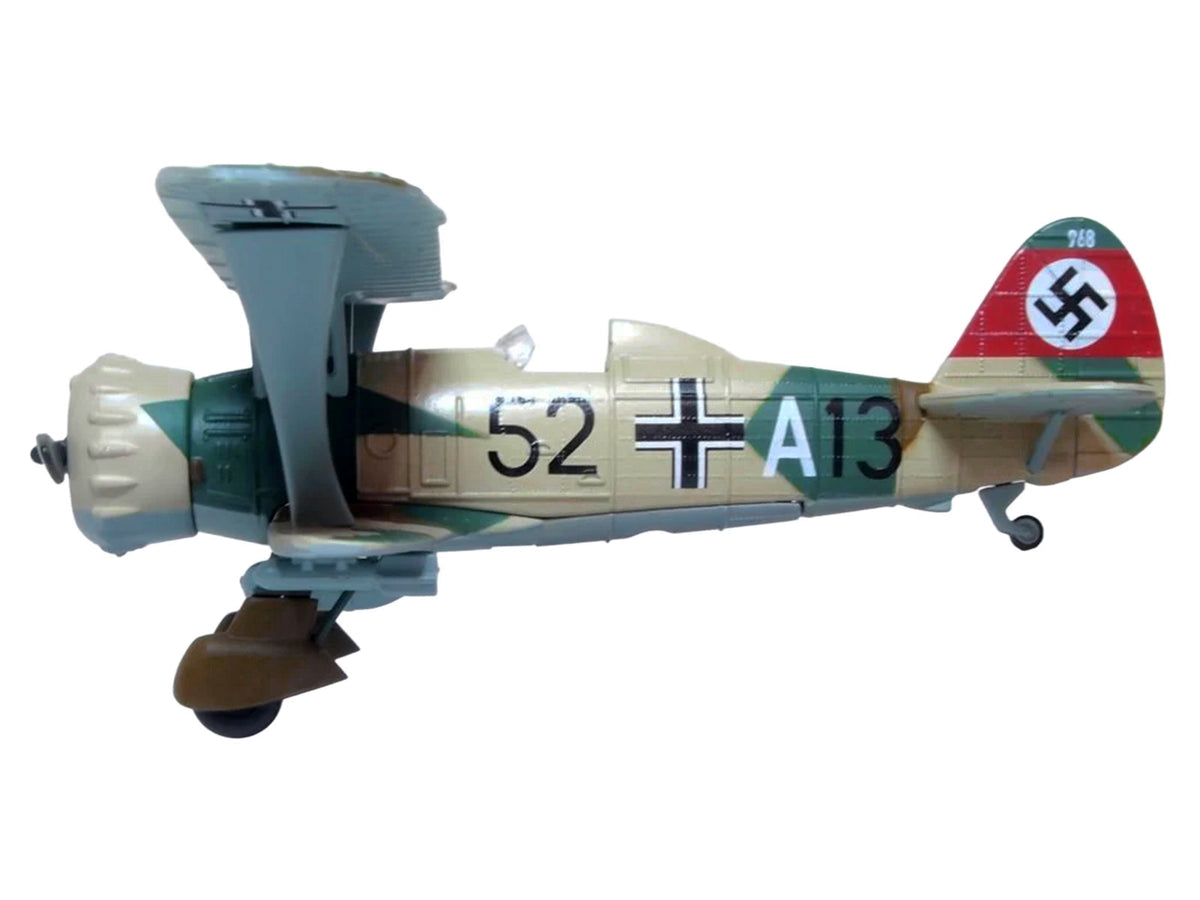 Henschel Hs-123A Aircraft "52+A13 3./StG 165 Immelmann Fuerstenfeldbruck Bavaria Germany" (1937) German Luftwaffe "Oxford Aviation" Series 1/72 Diecast Model Airplane by Oxford Diecast - image 2
