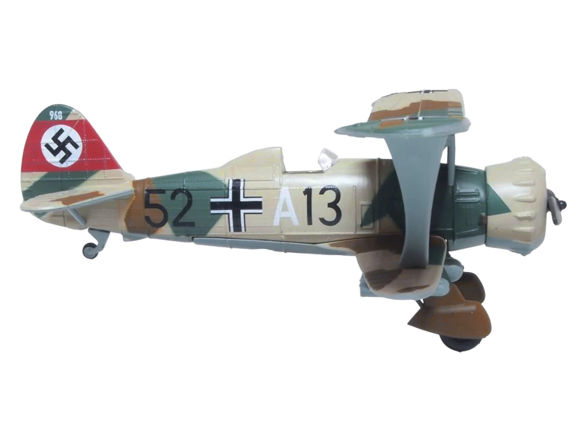 Henschel Hs-123A Aircraft "52+A13 3./StG 165 Immelmann Fuerstenfeldbruck Bavaria Germany" (1937) German Luftwaffe "Oxford Aviation" Series 1/72 Diecast Model Airplane by Oxford Diecast - image 3