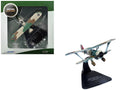 Henschel Hs-123A Aircraft "52+A13 3./StG 165 Immelmann Fuerstenfeldbruck Bavaria Germany" (1937) German Luftwaffe "Oxford Aviation" Series 1/72 Diecast Model Airplane by Oxford Diecast