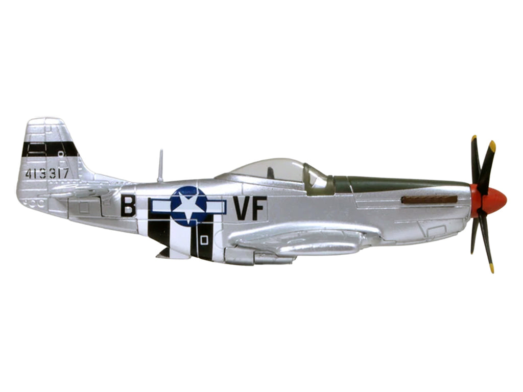 North American P-51D Mustang Fighter Aircraft "Captain Donald Emerson 336th Fighter Squadron 4th Fighter Group 8th AF Debden England" (1944) United States Army Air Forces "Oxford Aviation" Series 1/72 Diecast Model Airplane by Oxford Diecast - image 3