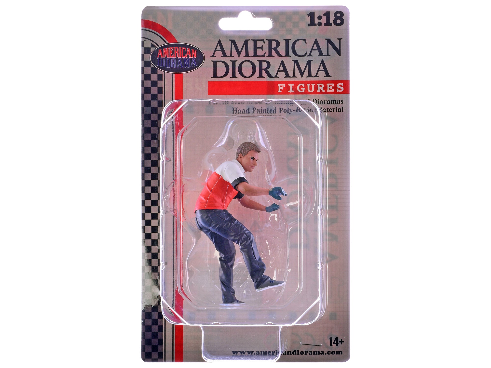 "Race Crew" Figure #6 for 1/18 scale models by American Diorama - image 3