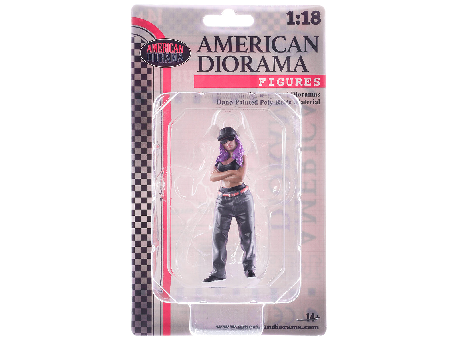 "Hanging Out 3" Figure #2 for 1/18 Scale Models by American Diorama