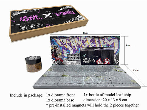 "American Diorama X INK BMBRS - LA Graffiti" Street Art Diorama for 1/64 Scale Models by American Diorama - image 2