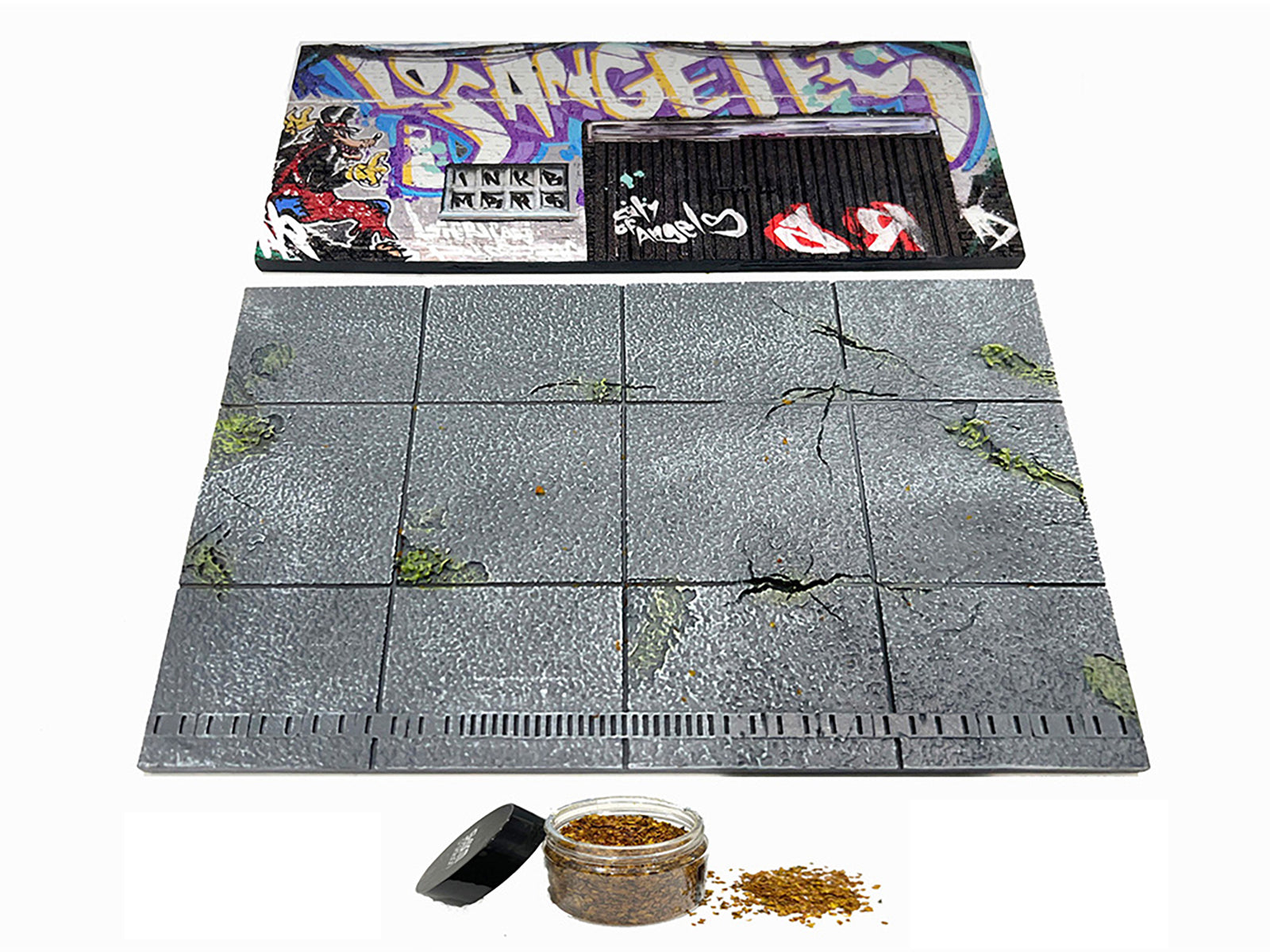 "American Diorama X INK BMBRS - LA Graffiti" Street Art Diorama for 1/64 Scale Models by American Diorama - image 5