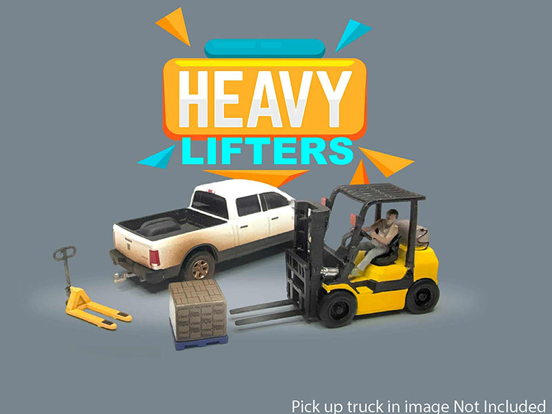 "Heavy Lifters" 4 piece Diecast Set Limited Edition for 1/64 Scale Models by American Diorama - image 3