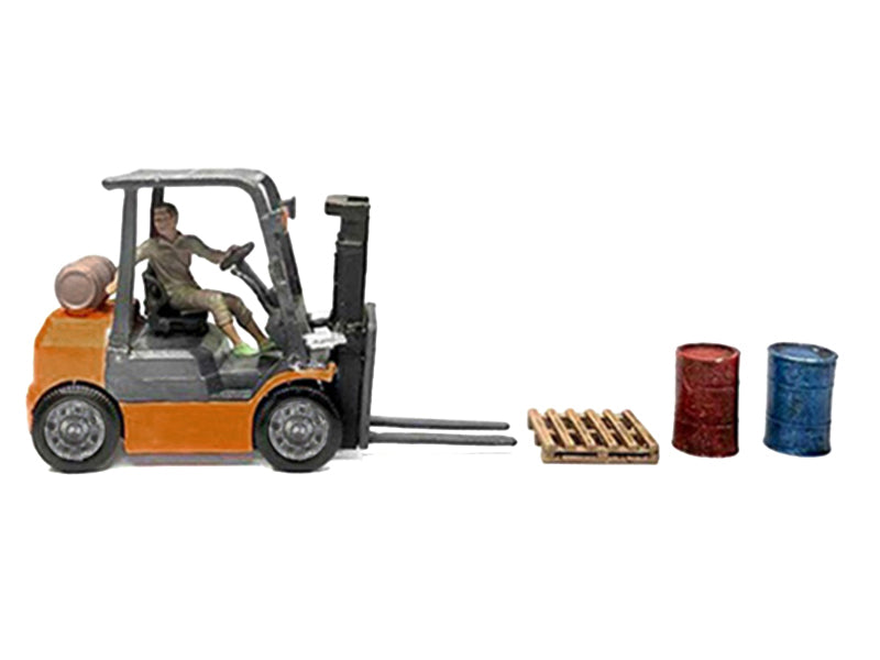 "Heavy Lifters 2" 4 piece Diecast Set Limited Edition for 1/64 Scale Models by American Diorama - image 2