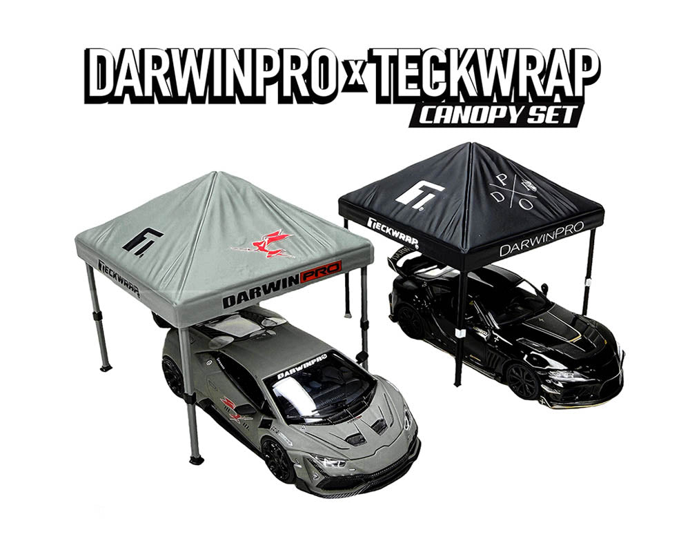 "DarwinPro x Teckwrap" Canopy 2 Piece Set Limited Edition for 1/64 Scale Models by American Diorama