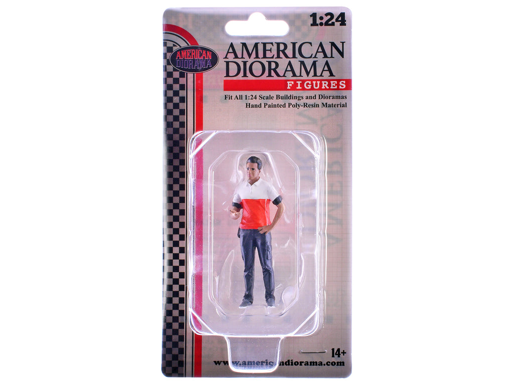 "Race Crew" Figure #4 for 1/24 Scale Models by American Diorama - image 3