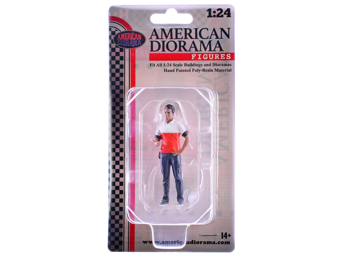 "Race Crew" Figure #4 for 1/24 Scale Models by American Diorama - image 3